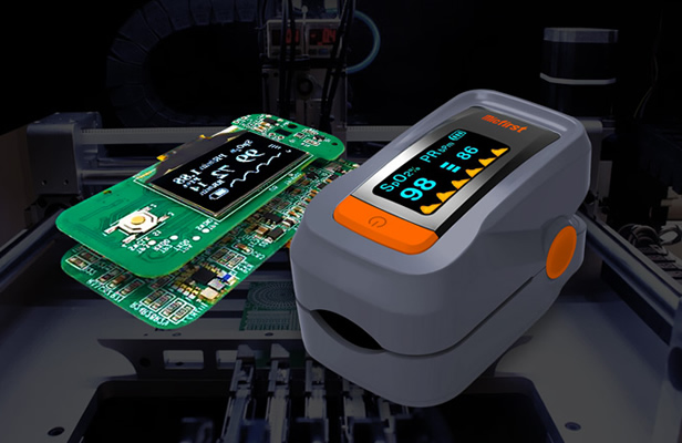 指压式血氧仪主板生产
